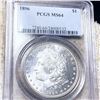 Image 1 : 1896 Morgan Silver Dollar PCGS - MS64