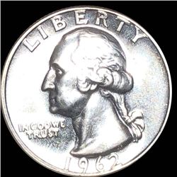 1962 Washington Silver Quarter GEM PROOF