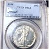 Image 1 : 1938 Walking Half Dollar PCGS - PR64