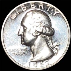 1962 Washington Silver Quarter GEM PROOF