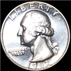 1962 Washington Silver Quarter GEM PROOF