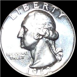 1962 Washington Silver Quarter GEM PROOF