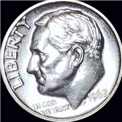 1962 Roosevelt Silver Dime GEM PROOF