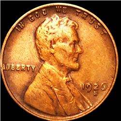 1926-S Lincoln Wheat Penny CLOSELY UNCIRCULATED