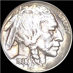1938-D Buffalo Head Nickel LIGHTLY CIRCULATED