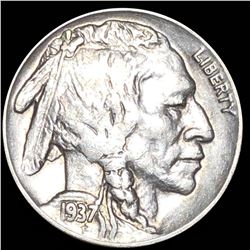 1937-D Buffalo Head Nickel LIGHTLY CIRCULATED