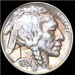 1937-D Buffalo Head Nickel LIGHTLY CIRCULATED