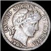 Image 1 : 1907 Barber Silver Dime LIGHTLY CIRCULATED