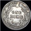 Image 2 : 1907 Barber Silver Dime LIGHTLY CIRCULATED