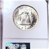 Image 2 : 1954-D Franklin Half Dollar NGC - MS64