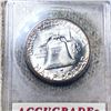 Image 2 : 1963 Franklin Half Dollar ACG - MS65