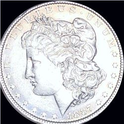 1887 Morgan Silver Dollar CLOSELY UNCIRCULATED