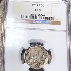 1923-S Buffalo Head Nickel NGC - F15