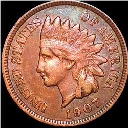 1907 Indian Head Penny LIGHTLY CIRCULATED