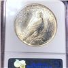 Image 2 : 1924 Silver Peace Dollar NGC - BU