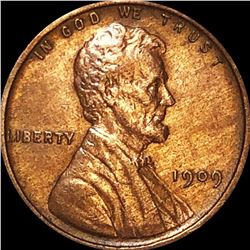 1909 Lincoln Wheat Penny CLOSELY UNCIRCULATED