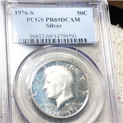 1976-S Kennedy Half Dollar PCGS - PR 69 DCAM