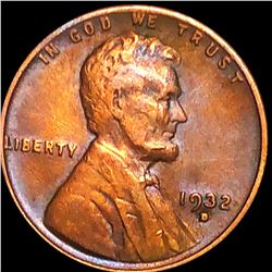 1932-D Lincoln Wheat Penny LIGHTLY CIRCULATED