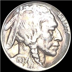 1937-D Buffalo Head Nickel LIGHTLY CIRCULATED