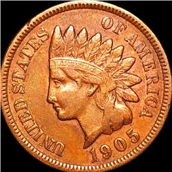 1905 Indian Head Penny ABOUT UNCIRCULATED