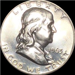 1963 Franklin Half Dollar GEM PROOF
