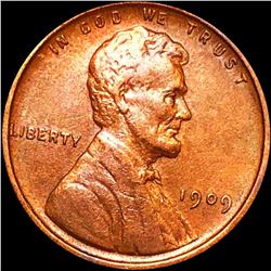 1909 Lincoln Wheat Penny CLOSELY UNCIRCULATED