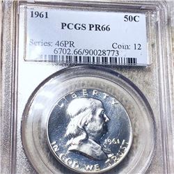 1961 Franklin Half Dollar PCGS - PR66