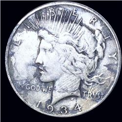 1934-D Silver Peace Dollar LIGHTLY CIRCULATED