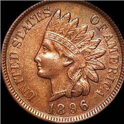 1896 Indian Head Penny NEARLY UNCIRCULATED