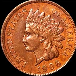 1906 Indian Head Penny ABOUT UNCIRCULATED