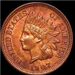 1907 Indian Head Penny CLOSELY UNCIRCULATED