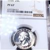 Image 1 : 1954 Washington Silver Quarter NGC - PF67