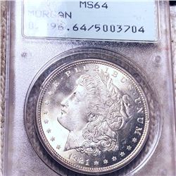 1921 Morgan Silver Dollar PCGS - MS64