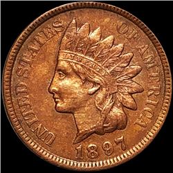 1897 Indian Head Penny LIGHTLY CIRCULATED