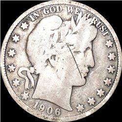 1906-D Barber Half Dollar NICELY CIRCULATED