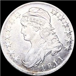 1811 Capped Bust Half Dollar NEARLY UNCIRCULATED