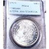 Image 1 : 1921 Morgan Silver Dollar PCGS - MS64