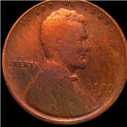 1909-S V.D.B. Lincoln Wheat Penny NICE CIRCULATED