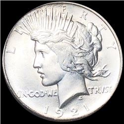 1921 Silver Peace Dollar CLOSELY UNCIRCULATED