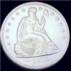 1872 Seated Liberty Dollar CLOSELY UNCIRCULATED