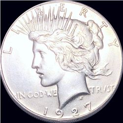 1927 Silver Peace Dollar CLOSELY UNCIRCULATED