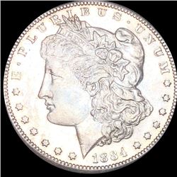 1884-S Morgan Silver Dollar CLOSELY UNC