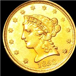 1852 $2.50 Gold Quarter Eagle UNCIRCULATED
