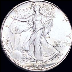 1918 Walking Half Dollar UNCIRCULATED