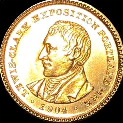 1904 Lewis & Clark Gold Dollar GEM BU