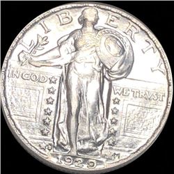 1929-D Standing Quarter CLOSELY UNCIRCULATED
