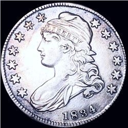 1834 Capped Bust Half Dollar XF