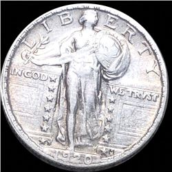 1920-S Standing Liberty Quarter NEARLY UNC