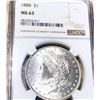 Image 1 : 1888 Morgan Silver Dollar NGC - MS63