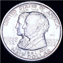 1921 Alabama Half Dollar ABOUT UNCIRCULATED